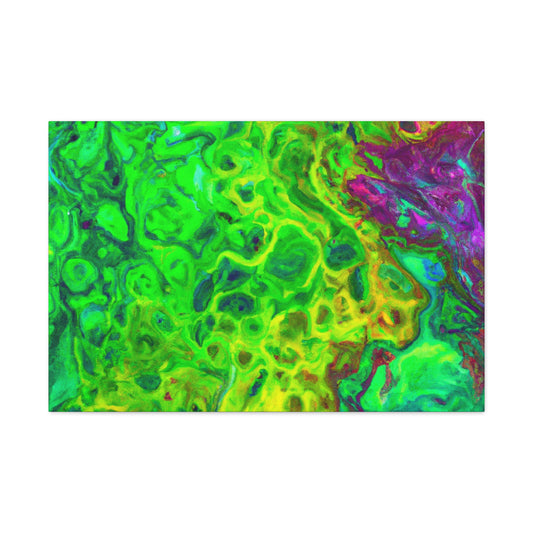 Rays of Green - Canvas - Abstract