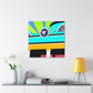 "The 'Rocket Ride' Drive-In Movie Experience" - Canvas - Pop Art