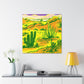 Desert Glow-Landscape - Canvas