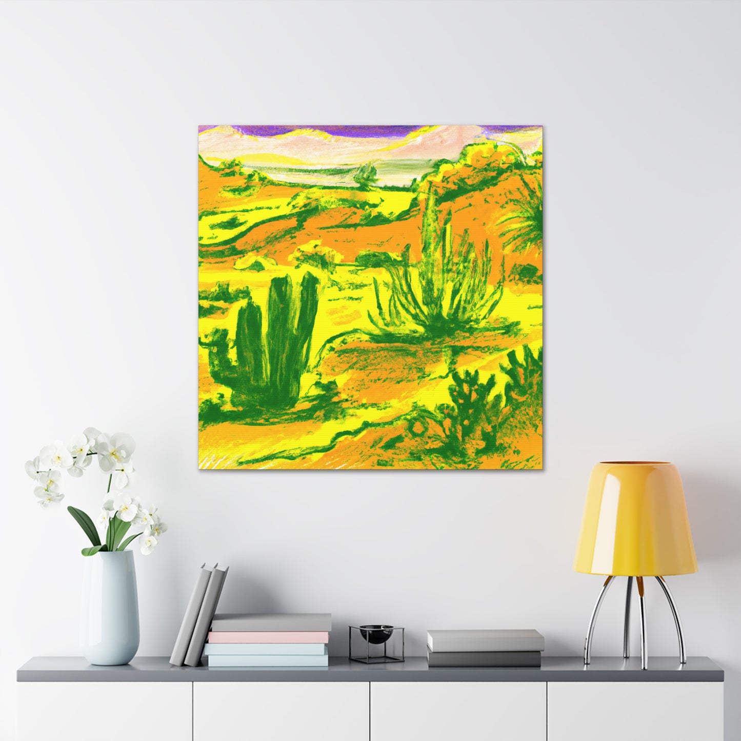 Desert Glow-Landscape - Canvas