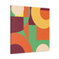 Orbital Burst - Midcentury - Canvas
