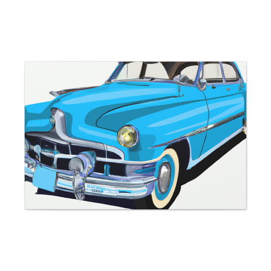 Vintage Valiant - Automobile. - Canvas