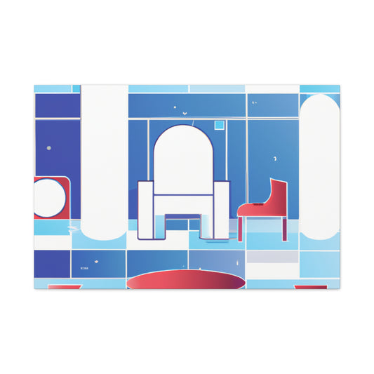 Coolstripes- Midcentury - Canvas