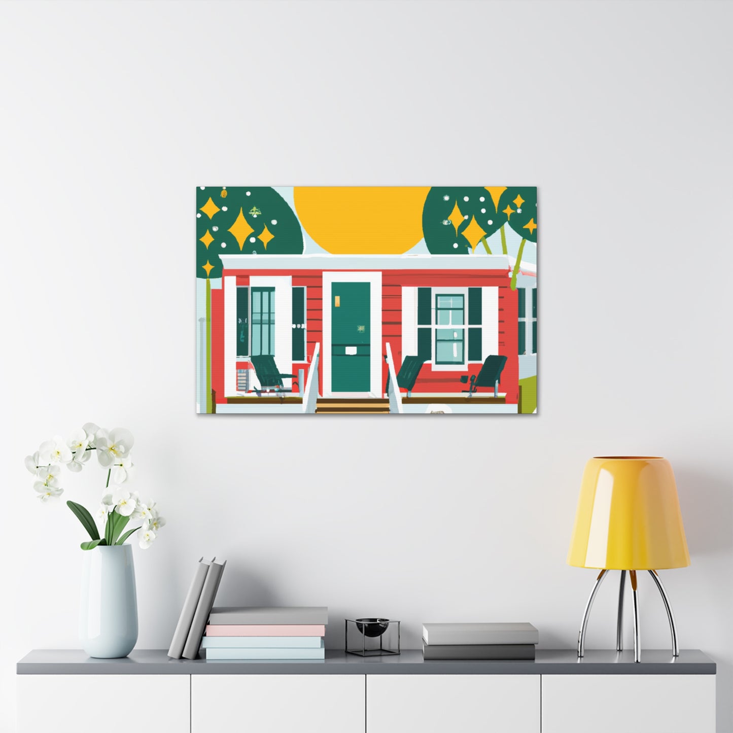 Uproot- Midcentury - Canvas