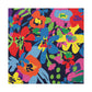 Flower Power Petal Push: - Floral Canvas