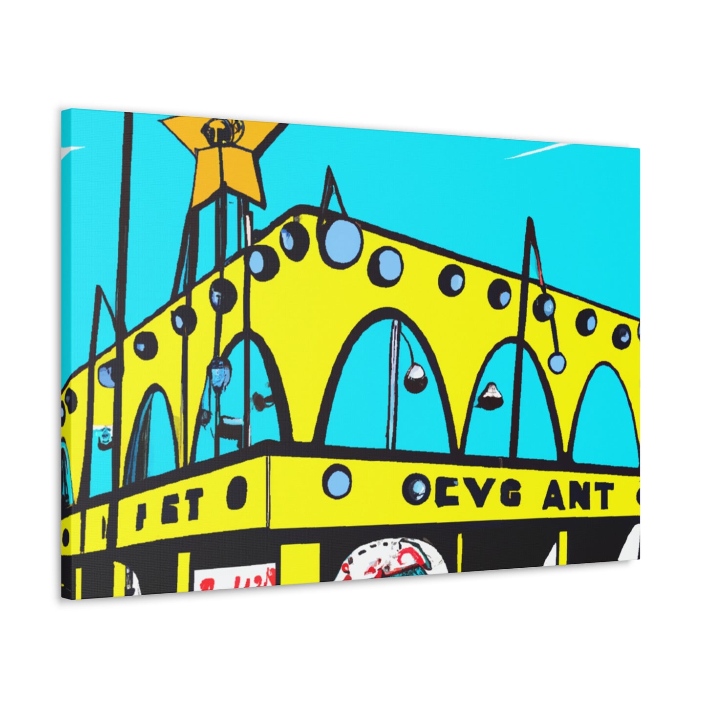 Sock-Hop-A-Round. - Pop Art Canvas