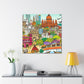 Hindustan - Destination India - Canvas