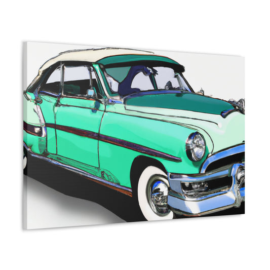 Vintage Valiant - Automobile - Canvas