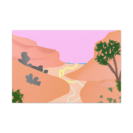 Flaming Dunes - Landscape - Canvas
