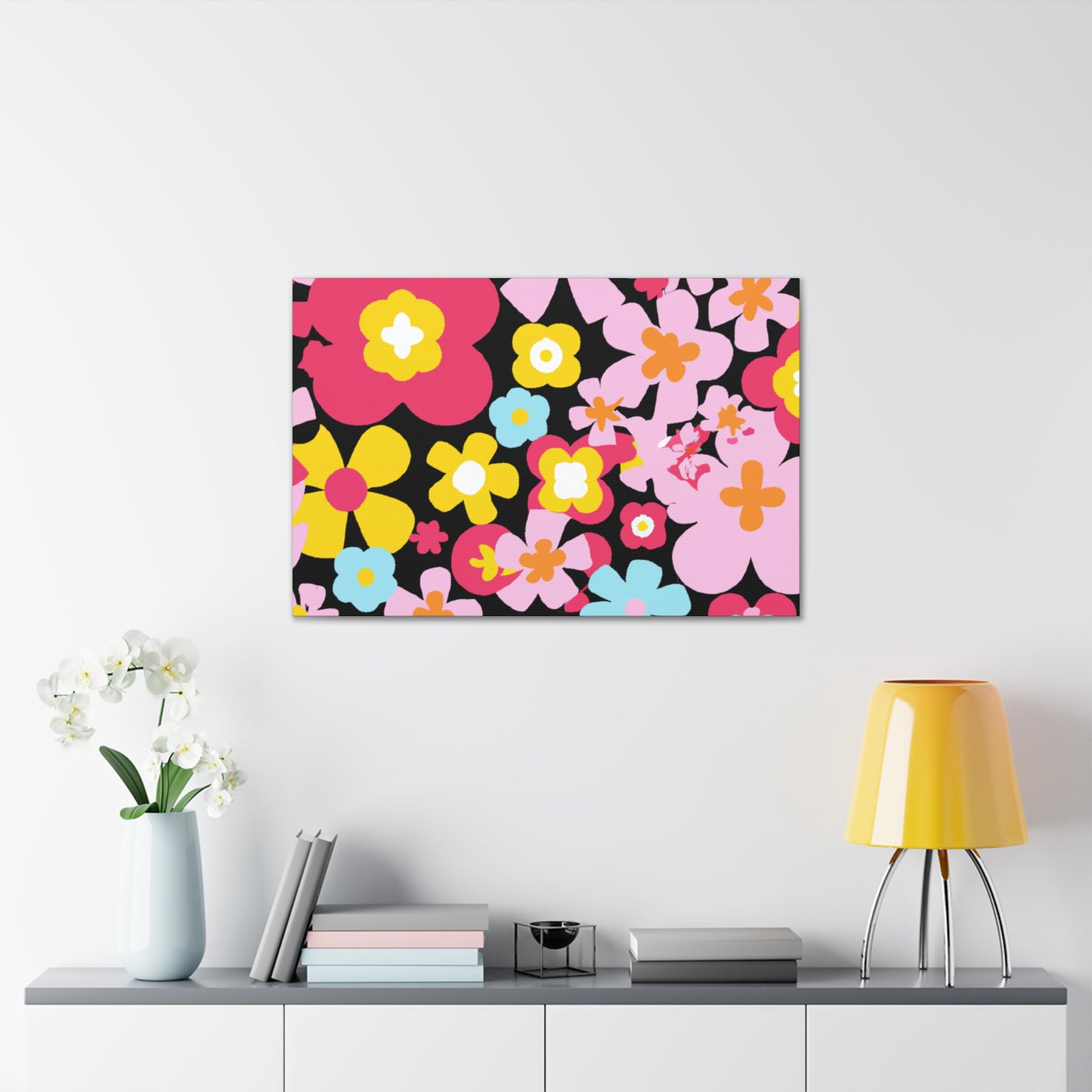 Dream-Catching Daisies - Floral Canvas