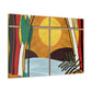 Radiant Reverie - Midcentury - Canvas