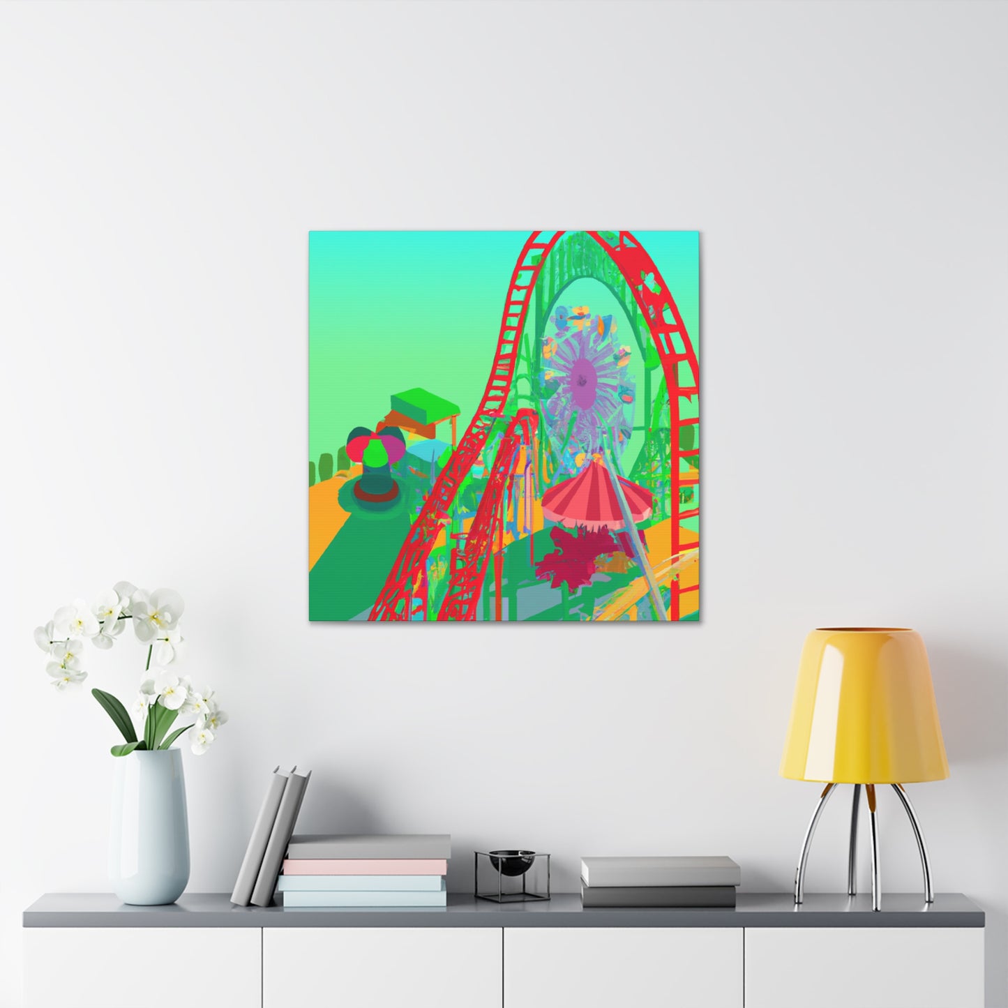 Wild Rockin' Rides - Amusement - Canvas