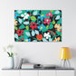 Blooming Happiness - Floral Canvas