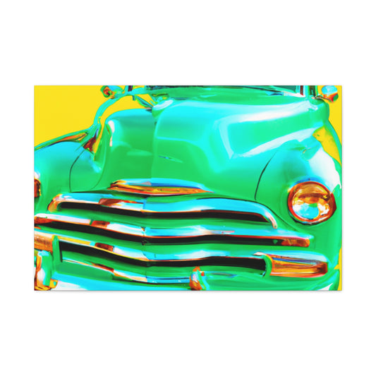 Green Cruiser  - Automobile Canvas