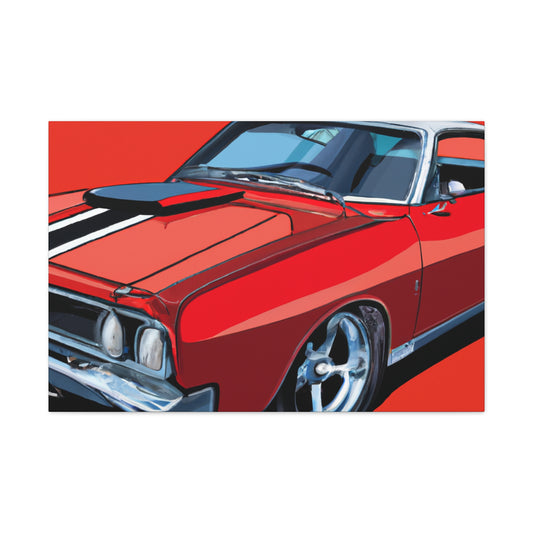 Steel Streak - Automobile - Canvas