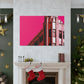 Straightup Splendor - The Visually Stunning Symmetry of Art Deco Architectural. - Canvas