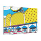Boardwalk Pinball Palace - Canvas Pop Art