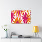 'The Wild Floral Dash' - Floral Canvas
