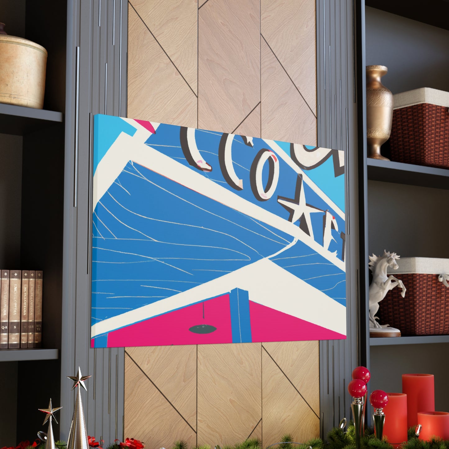 Sock-Hop Motel and Karaoke Lounge - Canvas - Pop Art