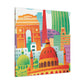 Taj Mahal - Destination India - Canvas