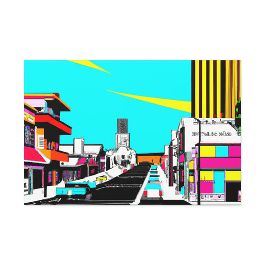 Futuristic Alley - Canvas Pop Art