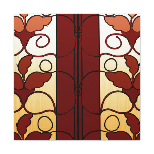 Fall Leaf - Glass Canvas
