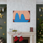 Peaks- Midcentury Canvas
