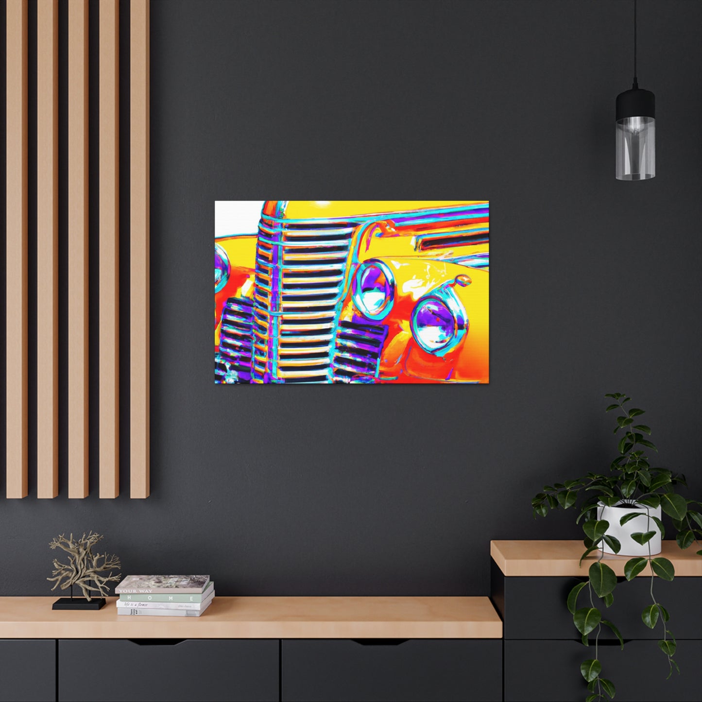 "Retro Rod" - Automobile Canvas
