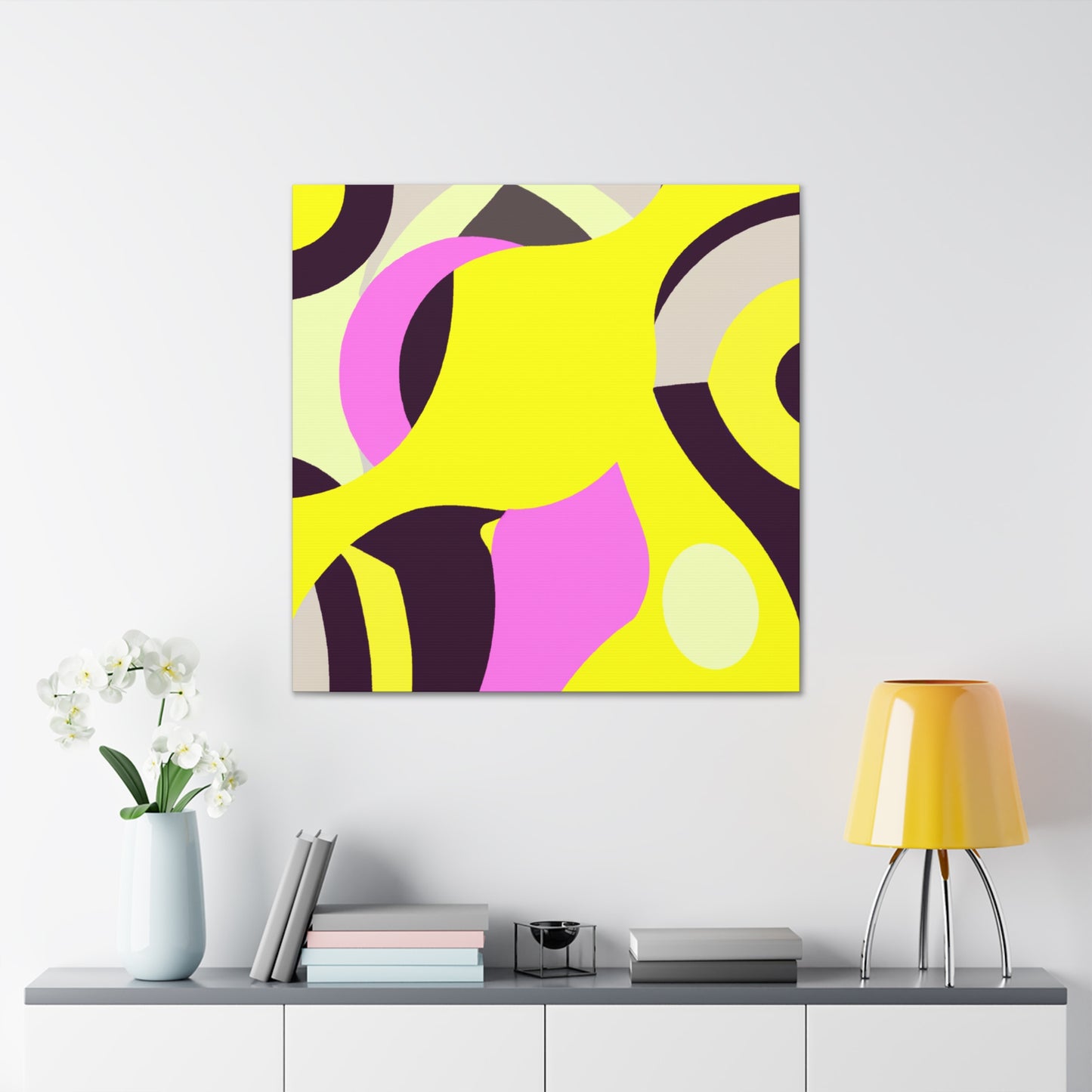 Lunar Liquid - Abstract - Canvas
