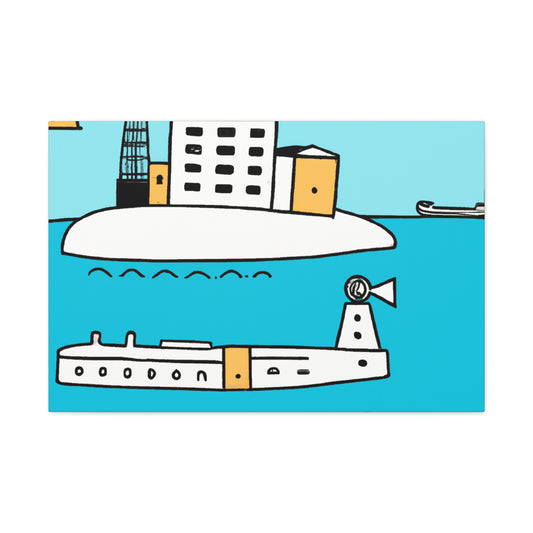 City Island - Minimalism - Canvas