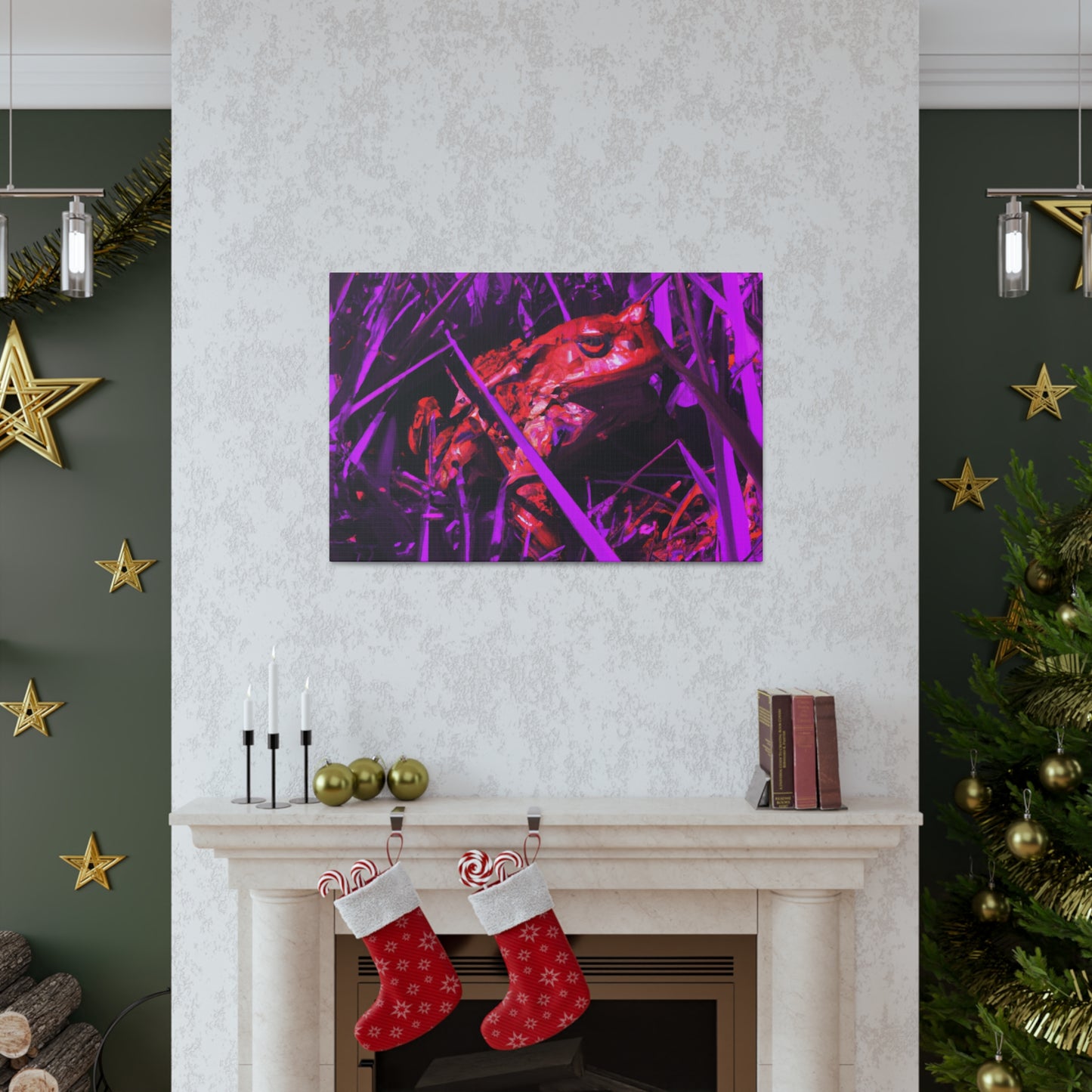 Red Frog - Canvas - Wildlife