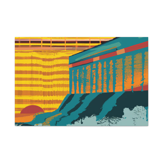 Furfin Flying Fox - Midcentury Canvas