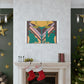 Rosey Bells - Midcentury Canvas