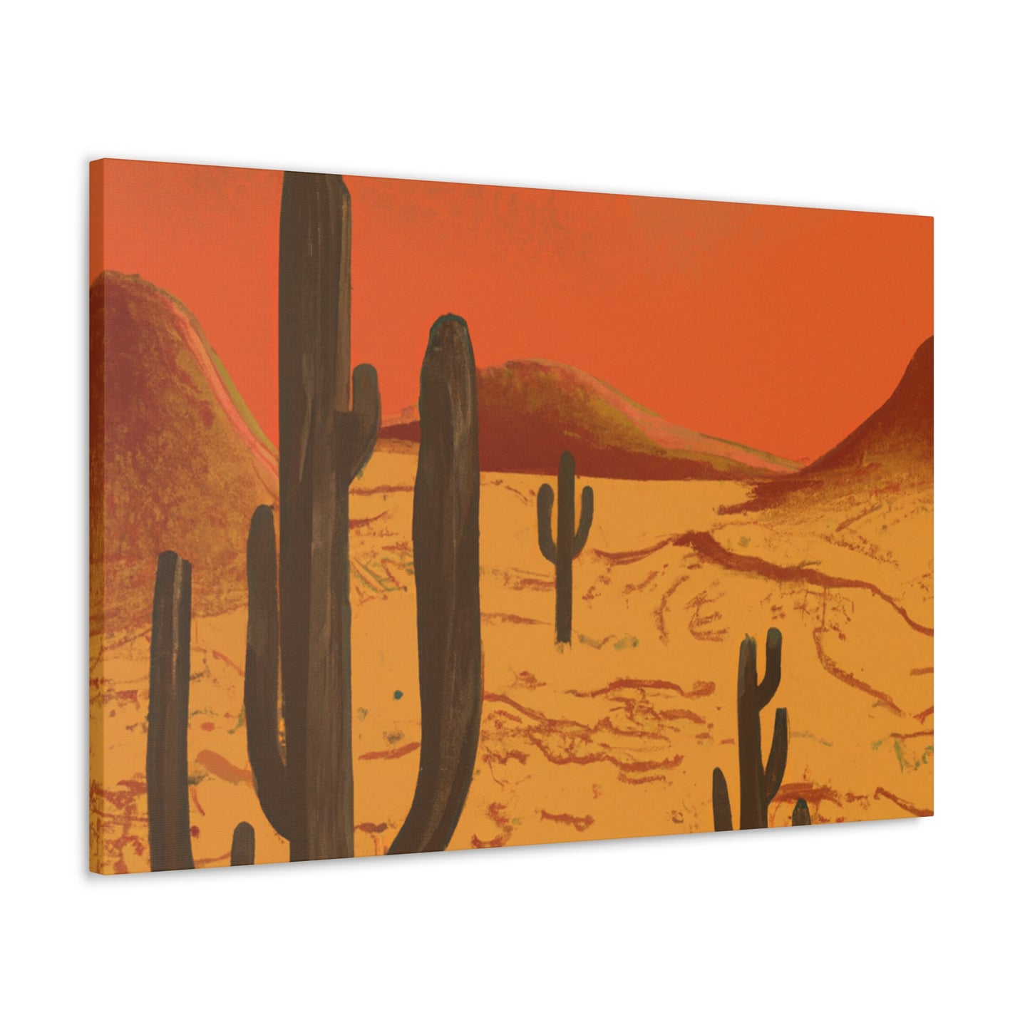 Mustique - Vintage Contemporary - Desert - Canvas