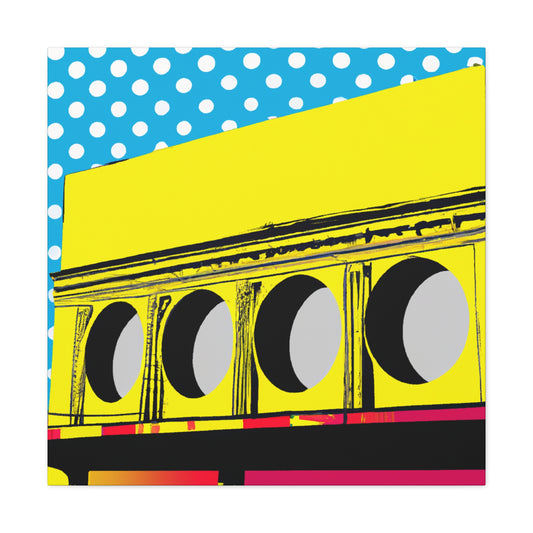 Sunshine Splendor Drive-In Eatery - Canvas - Pop Art