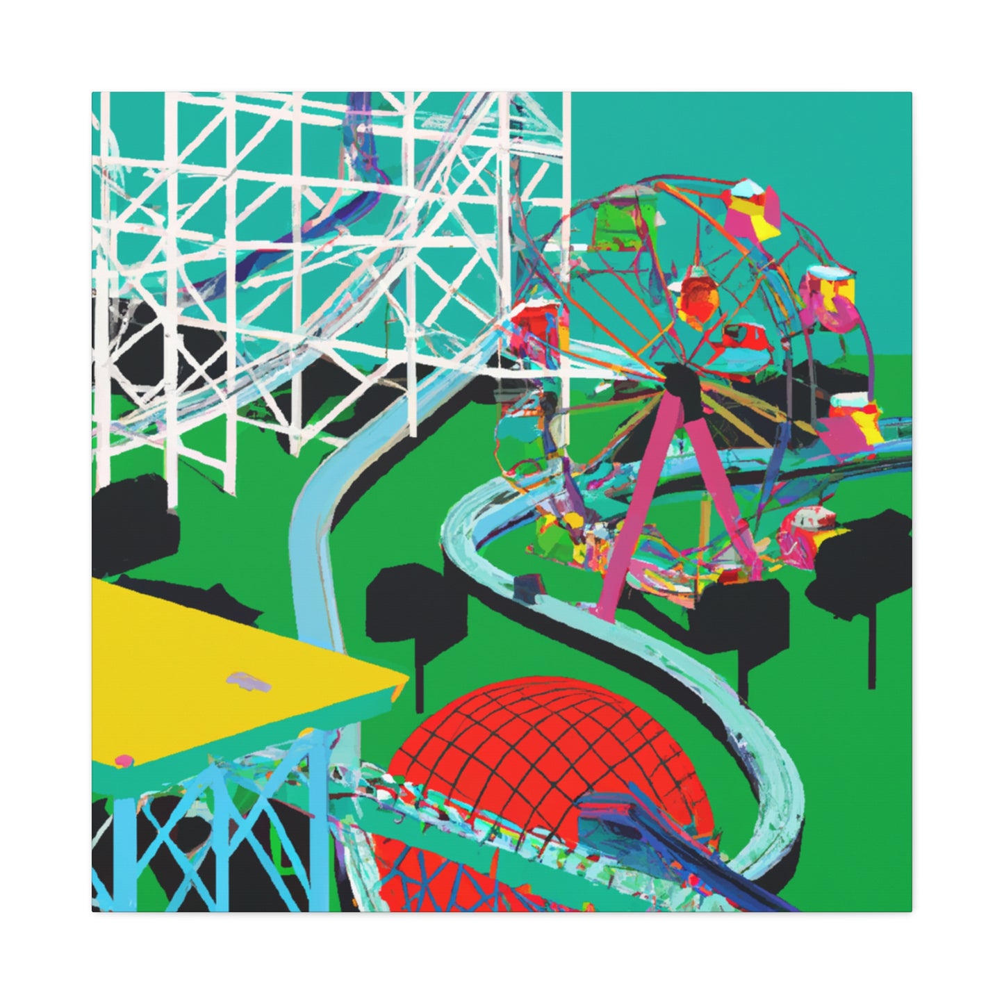 Thrilltopia - Amusement - Canvas