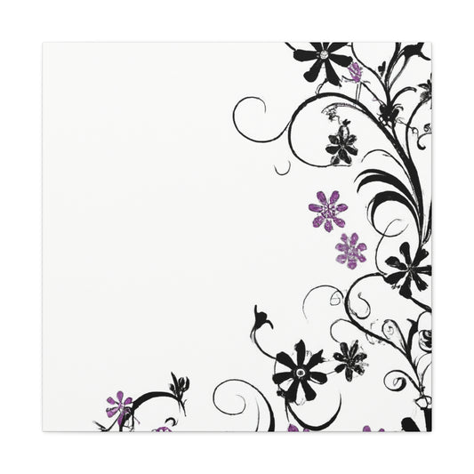 Petunia Patch - Floral - Canvas
