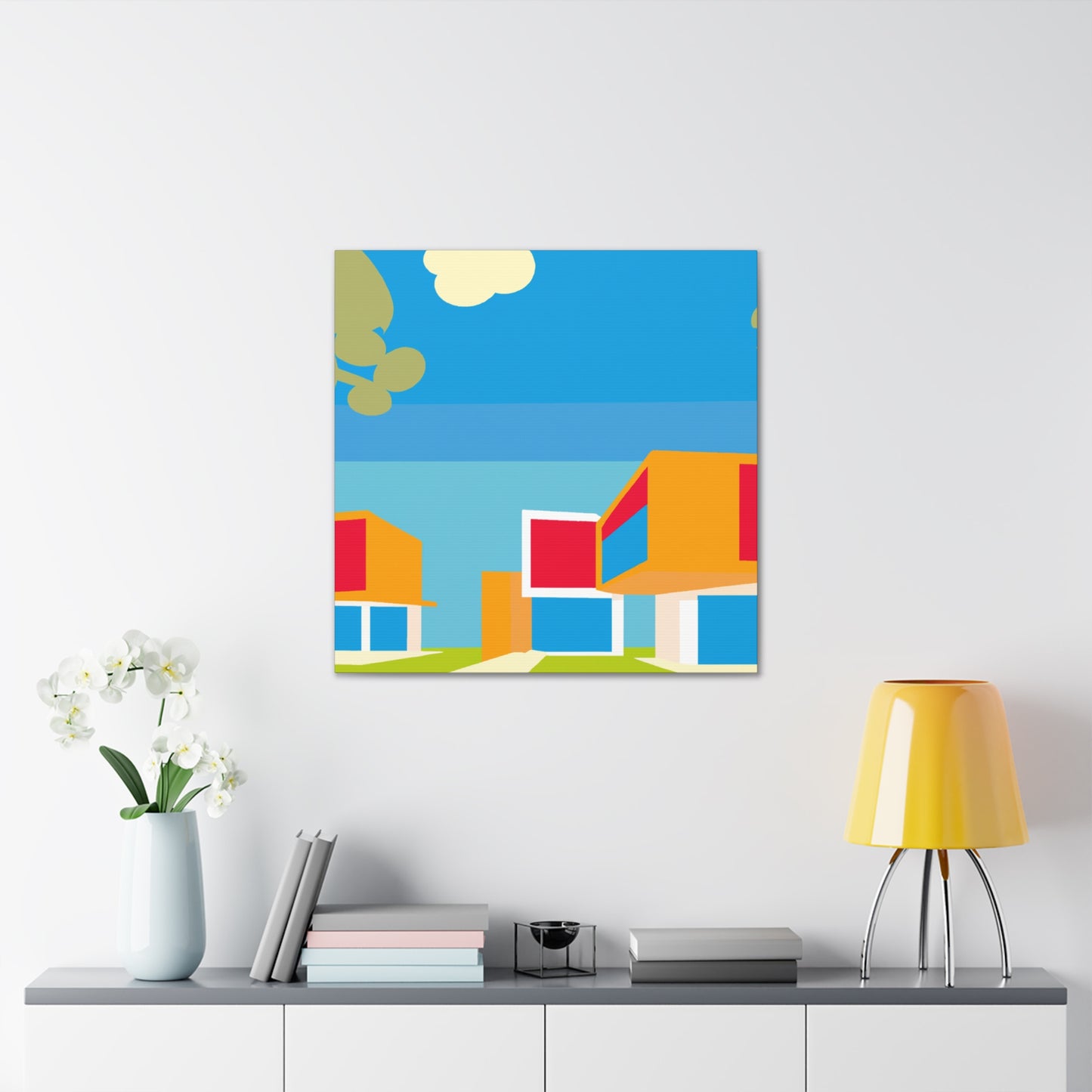 Urban Spellbound- Midcentury - Canvas