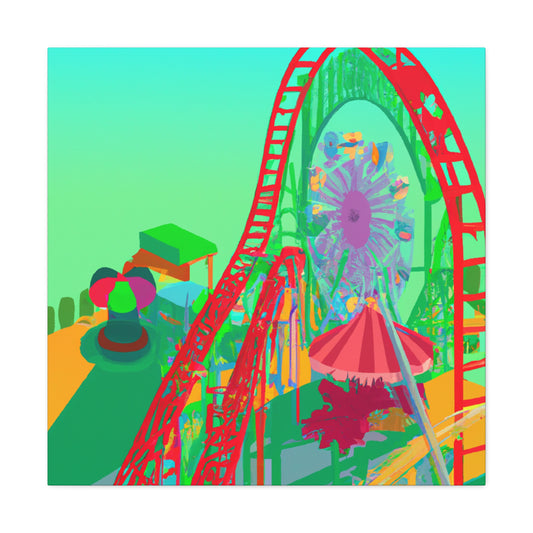 Wild Rockin' Rides - Amusement - Canvas