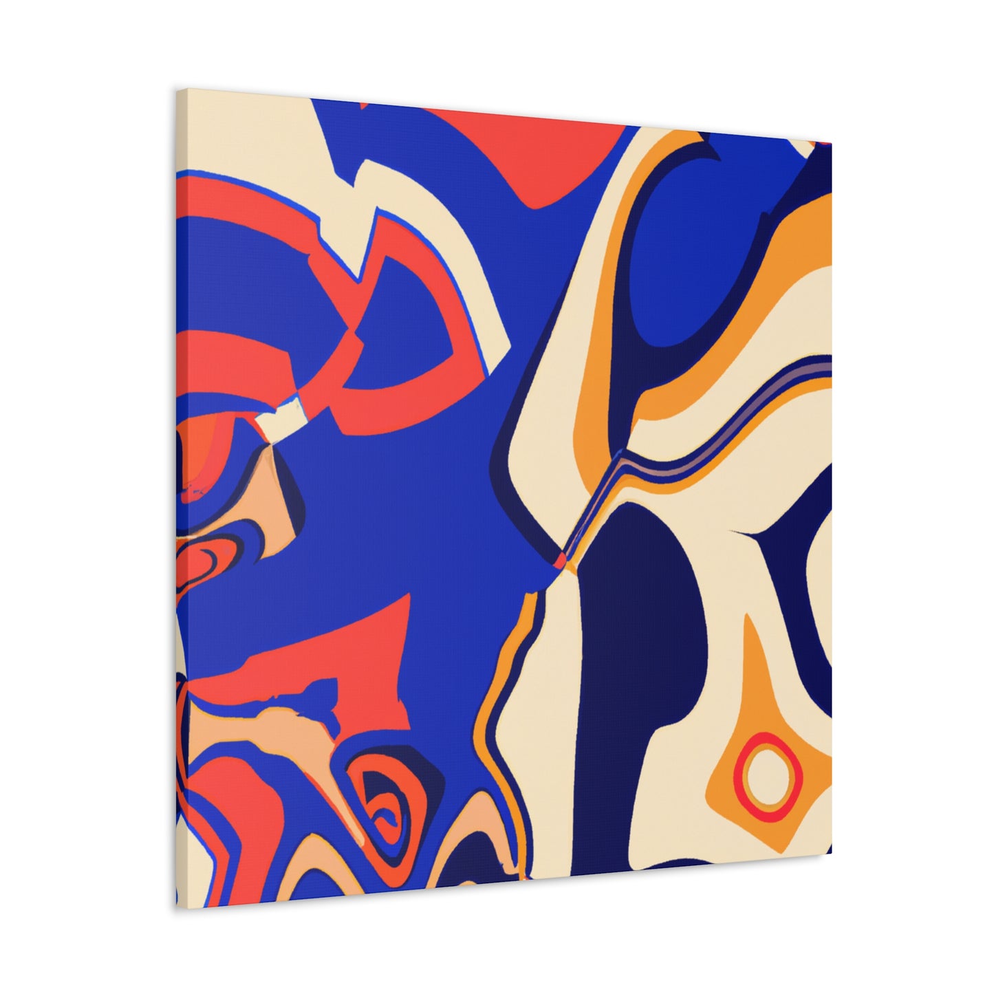 Aqua-Glow - Abstract - Canvas