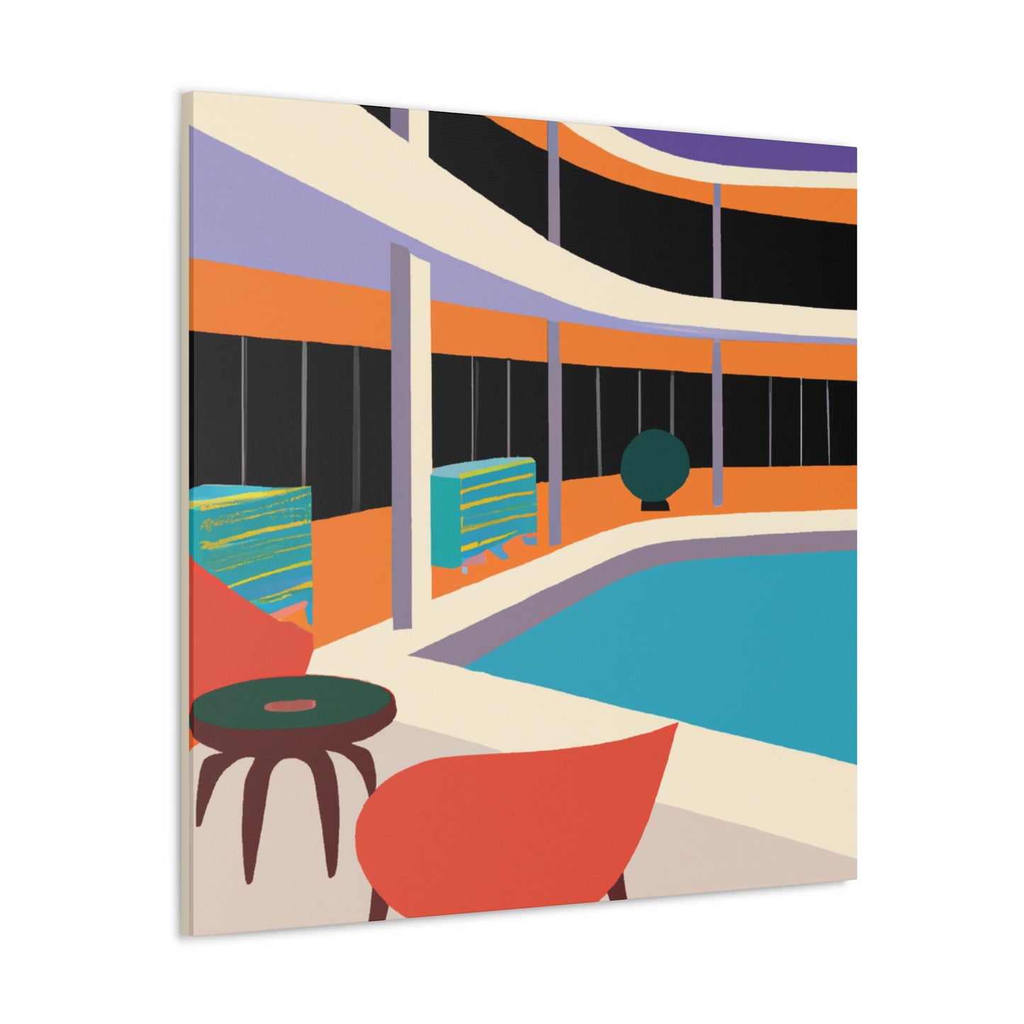 Abstract Allure- Midcentury - Canvas