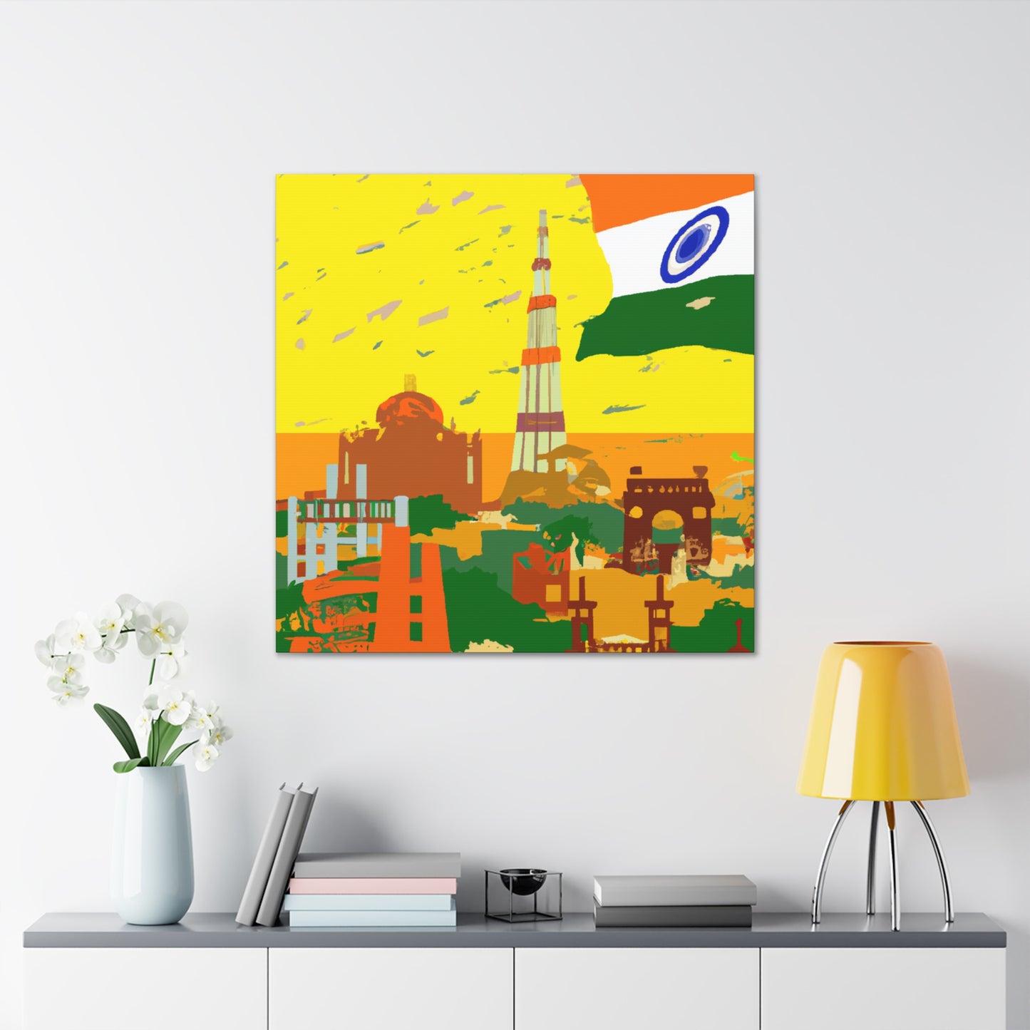 Taj Majal - Destination India - Canvas