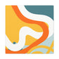 Spiral Swirls - Midcentury - Canvas