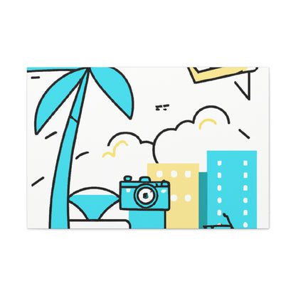 Blue Skyless - Minimalism - Canvas