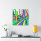 Ferris Paradise - Landscape - Amusement - Canvas