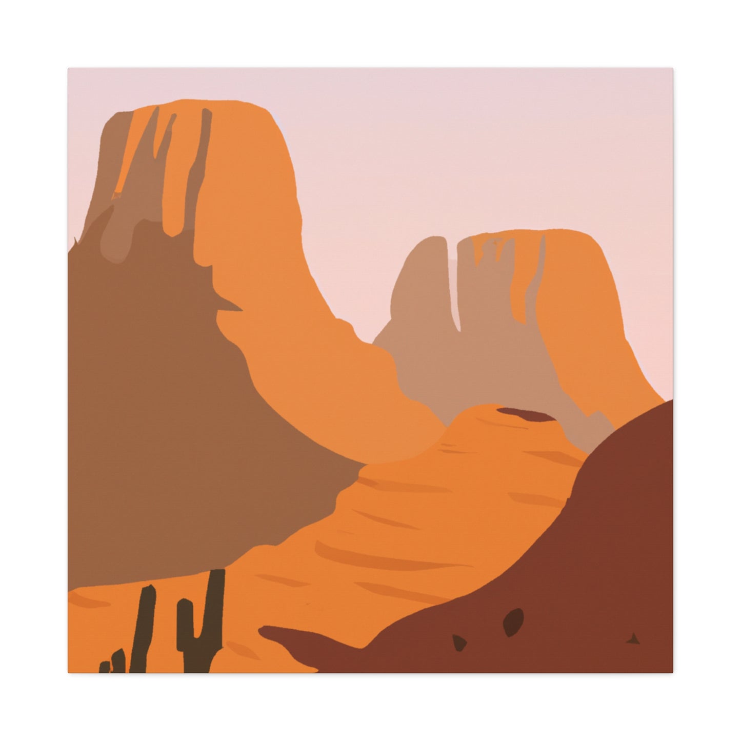 Desert Bloom - Landscape - Canvas