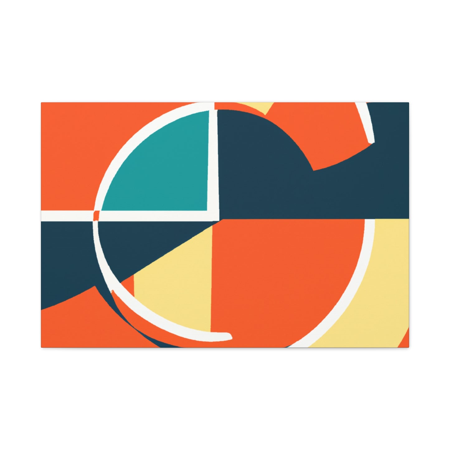Vibrant Palette- Midcentury - Canvas