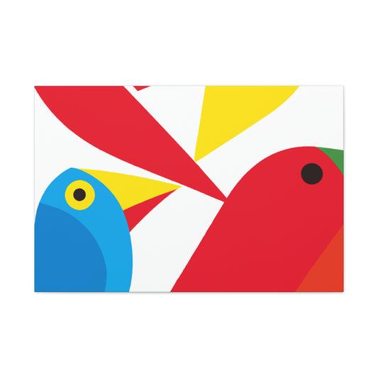 "Chirpy Horizon- Midcentury." - Canvas
