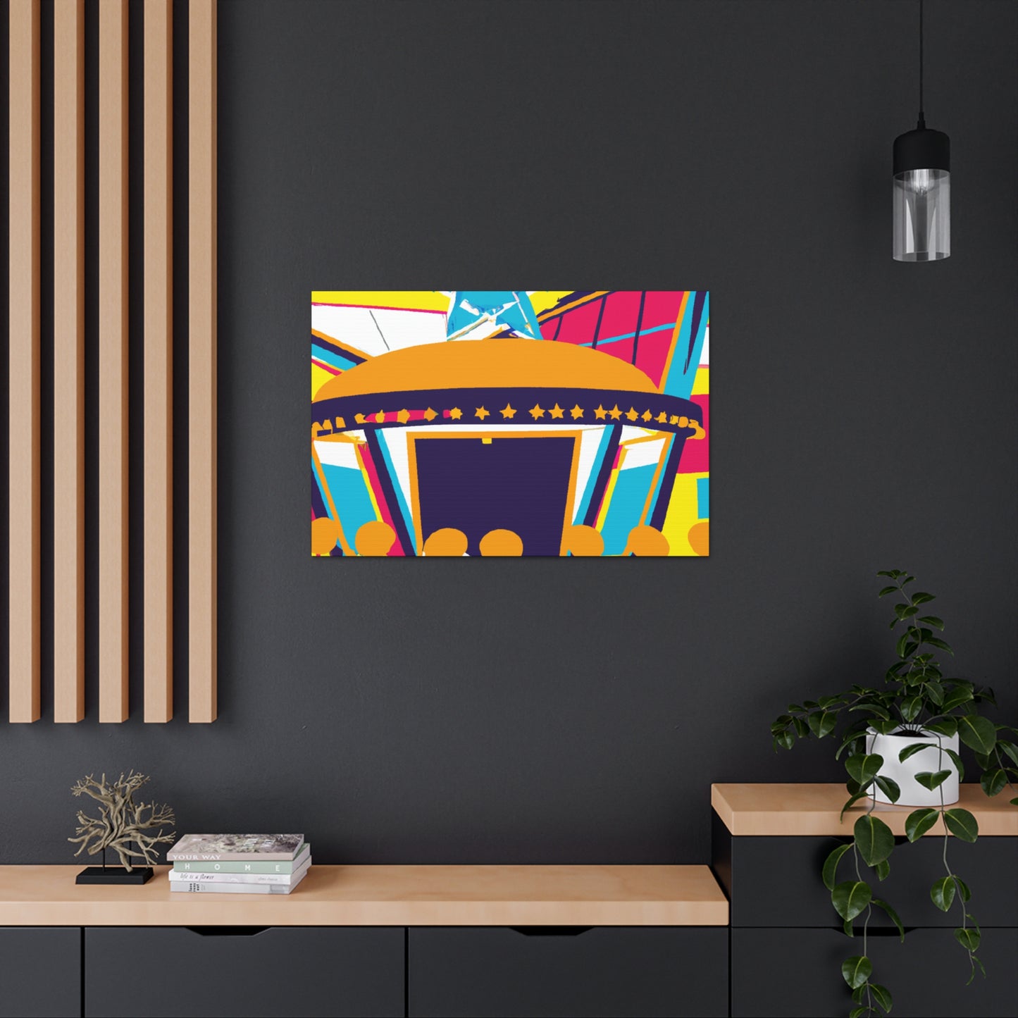 Rock-O-Rama Roller Rink - Canvas Pop Art