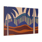 Vibey Tropics- Midcentury Canvas
